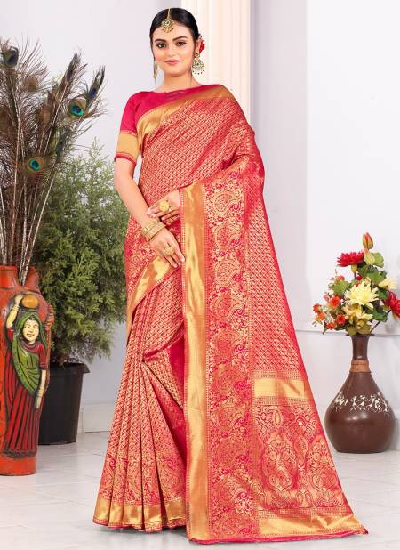 1010 Santraj New Exclusive wear Latest Saree Collection 1010-Pink